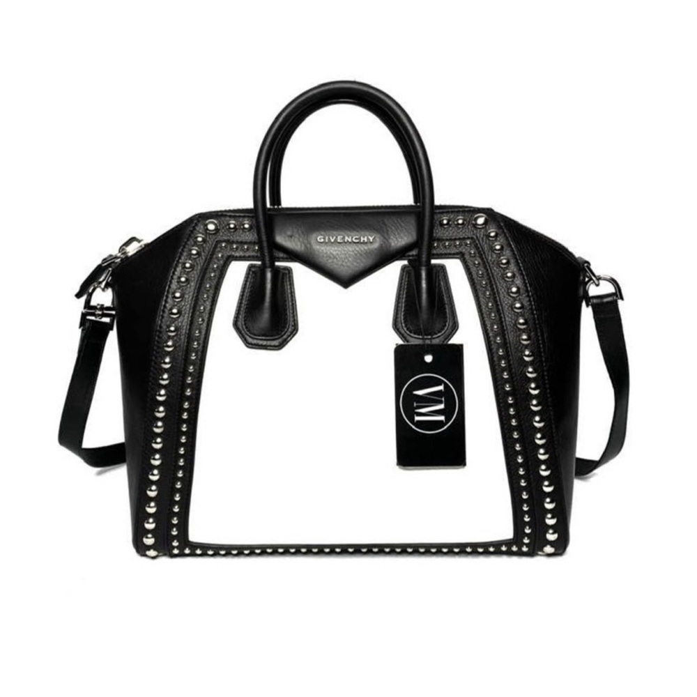 GIVENCHY STUDDED ANTIGONA BAG W/ STRAP